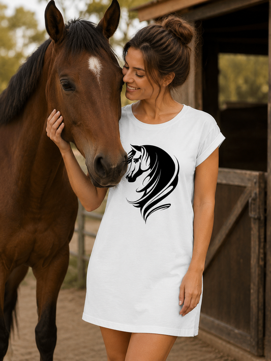 T-Shirt Kleid "Horse"