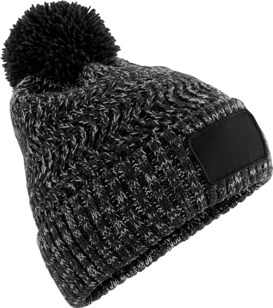Strickhaube mit Wunschdruck / One Size - Erwachsene