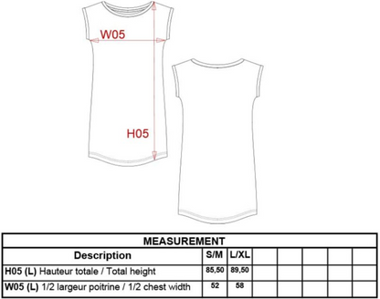 T-Shirt Kleid "Kolibri"