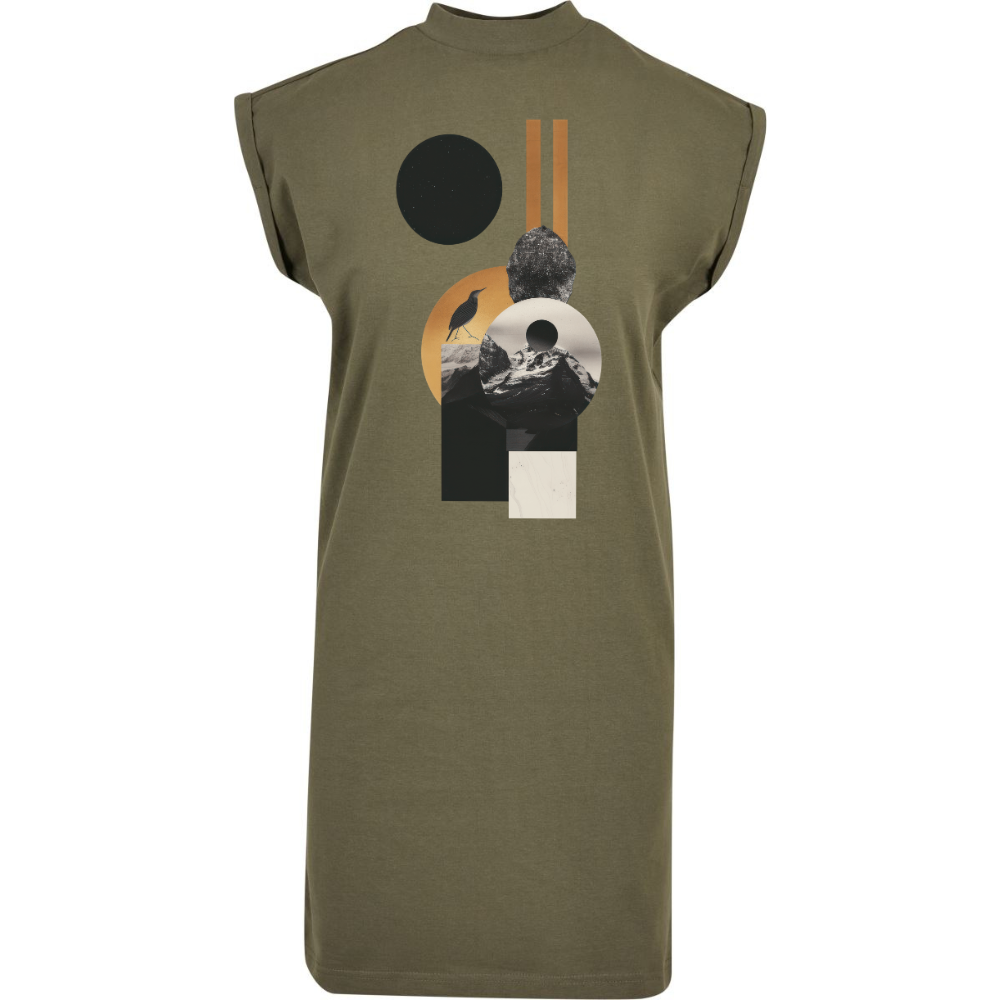 T-Shirt Kleid "Luxur-Artwork"