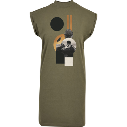 T-Shirt Kleid "Luxur-Artwork"