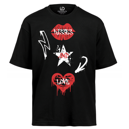 Oversize Shirt "Kisses and Love"