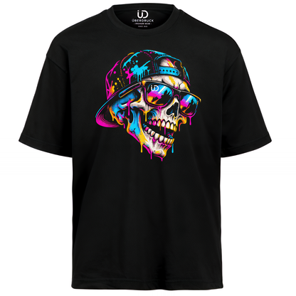 Oversize Shirt "Neon-Skull"