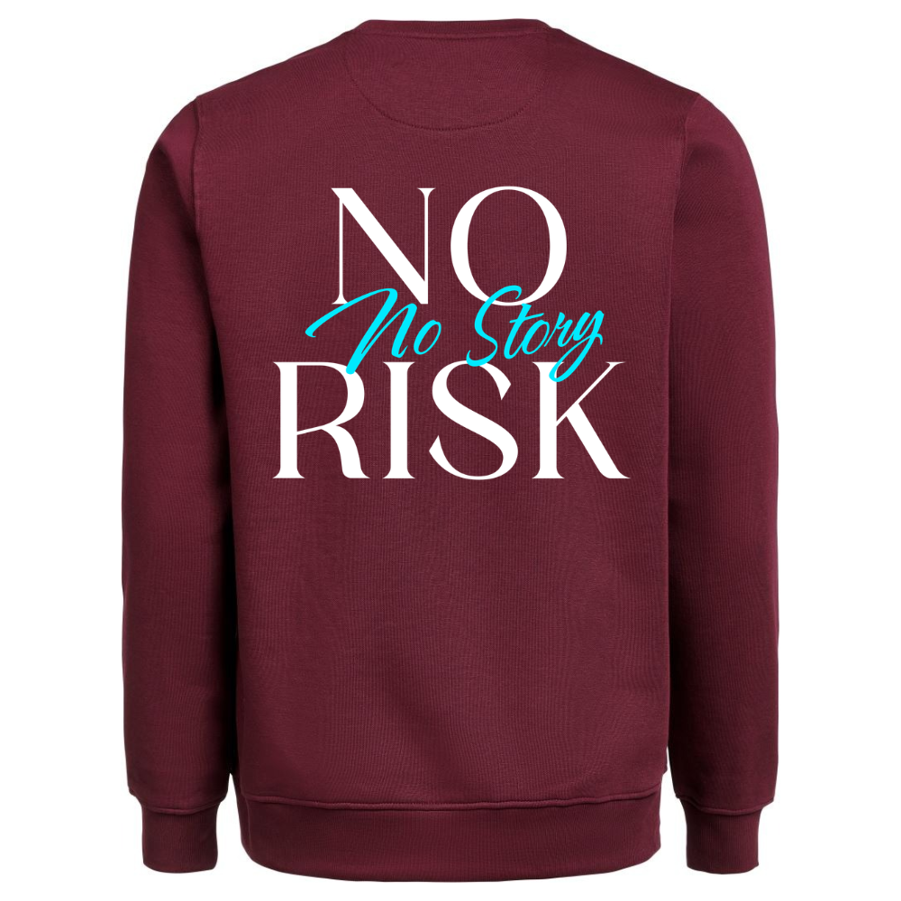 Heavy Sweater "No Risk No Story"