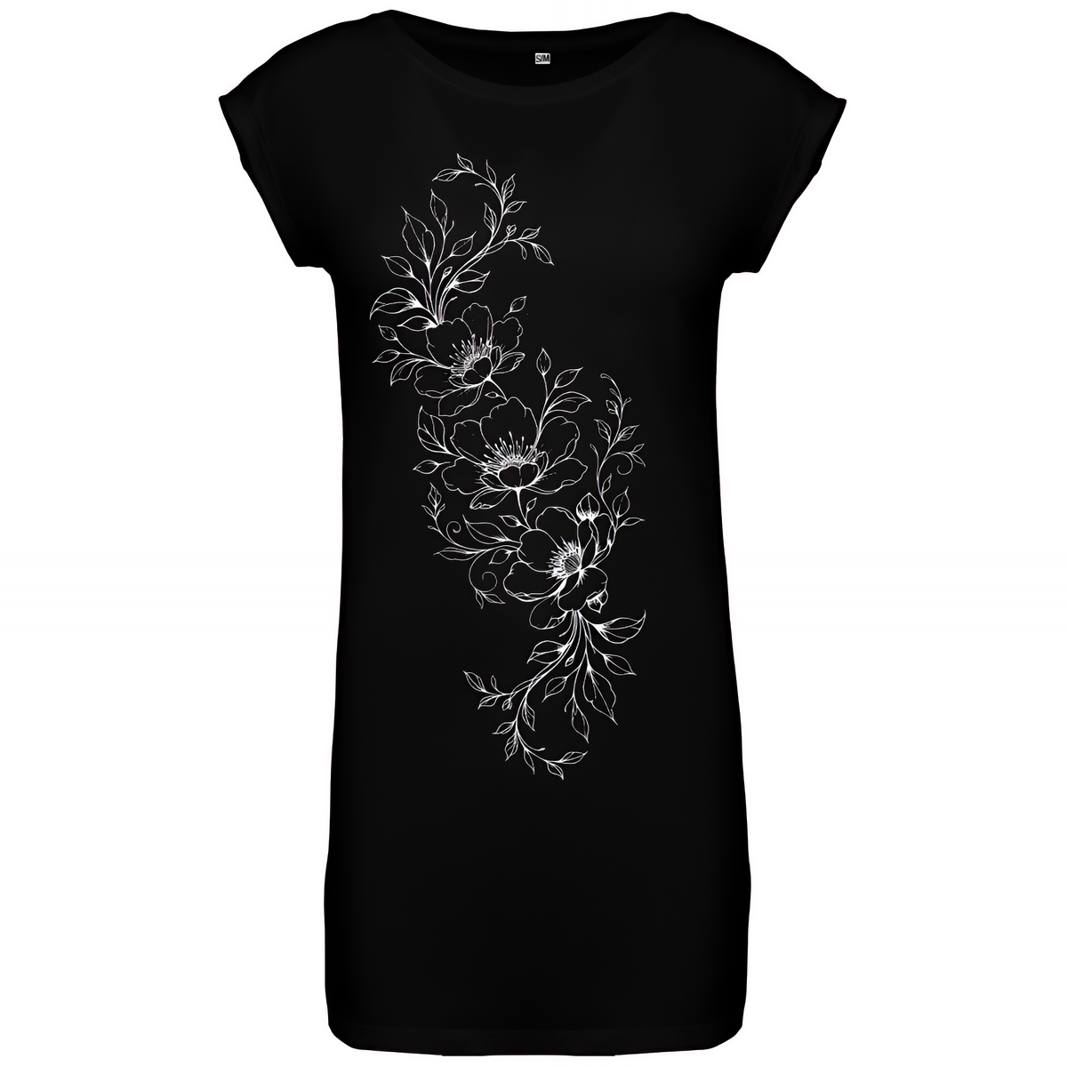 T-Shirt Kleid "Floral Whisper"